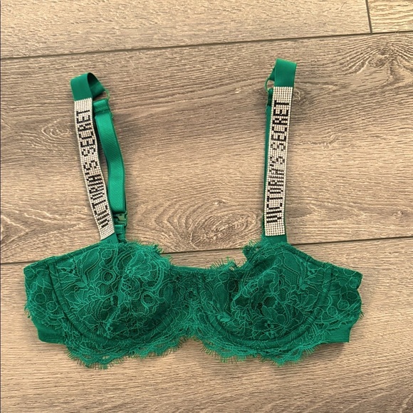 VICTORIA’S SECRET VERY SEXY WICKED UNLINED SHINE STRAP BALCONET PUSH-UP BRA 34B - Picture 3 of 4